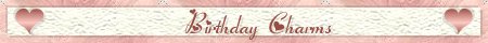 Birthday Charms