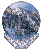 Mountains in snow