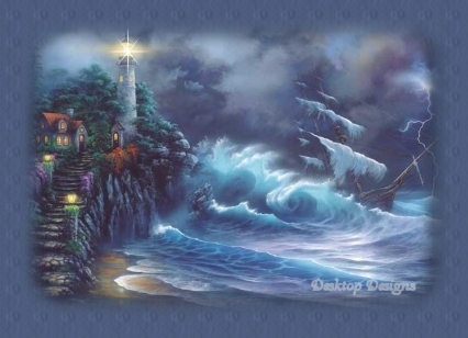 Lighthouse in the Storm