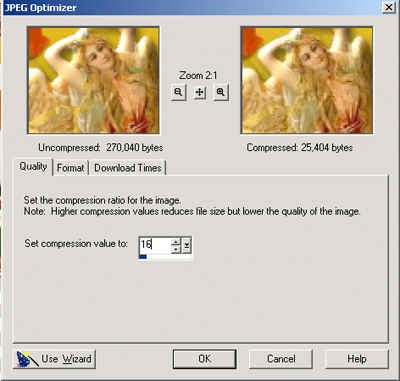 Compression options