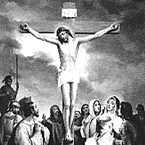 Jesus dies.